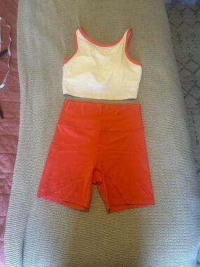 Coral-Pink Activewear Set